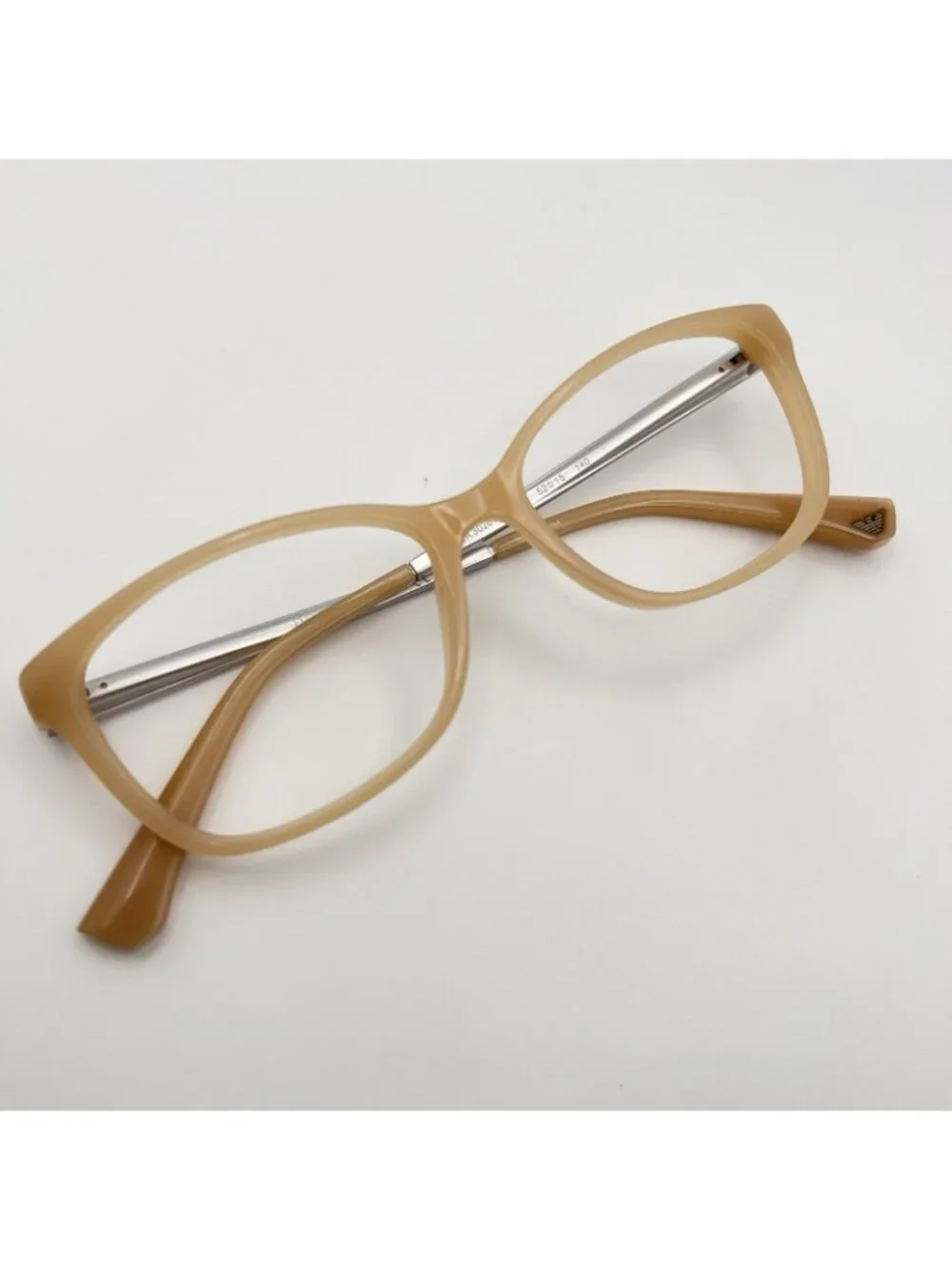 Emporio Armani EA 3026 5087 Eyeglass Sunglass Frames Pearl Peach Beige 52-15-140